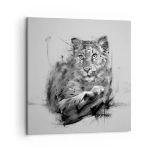 Obraz na płótnie - Tak, słucham uważnie - 60x60 cm