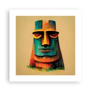Plakat - Posągowy, a sympatyczny - 40x40 cm