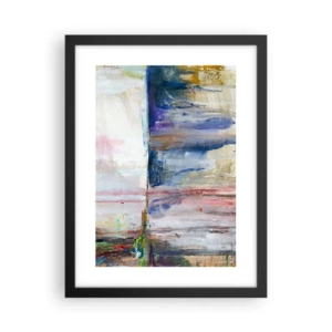 Plakat w czarnej ramie - Barwne wrażenia i skojarzenia - 30x40 cm