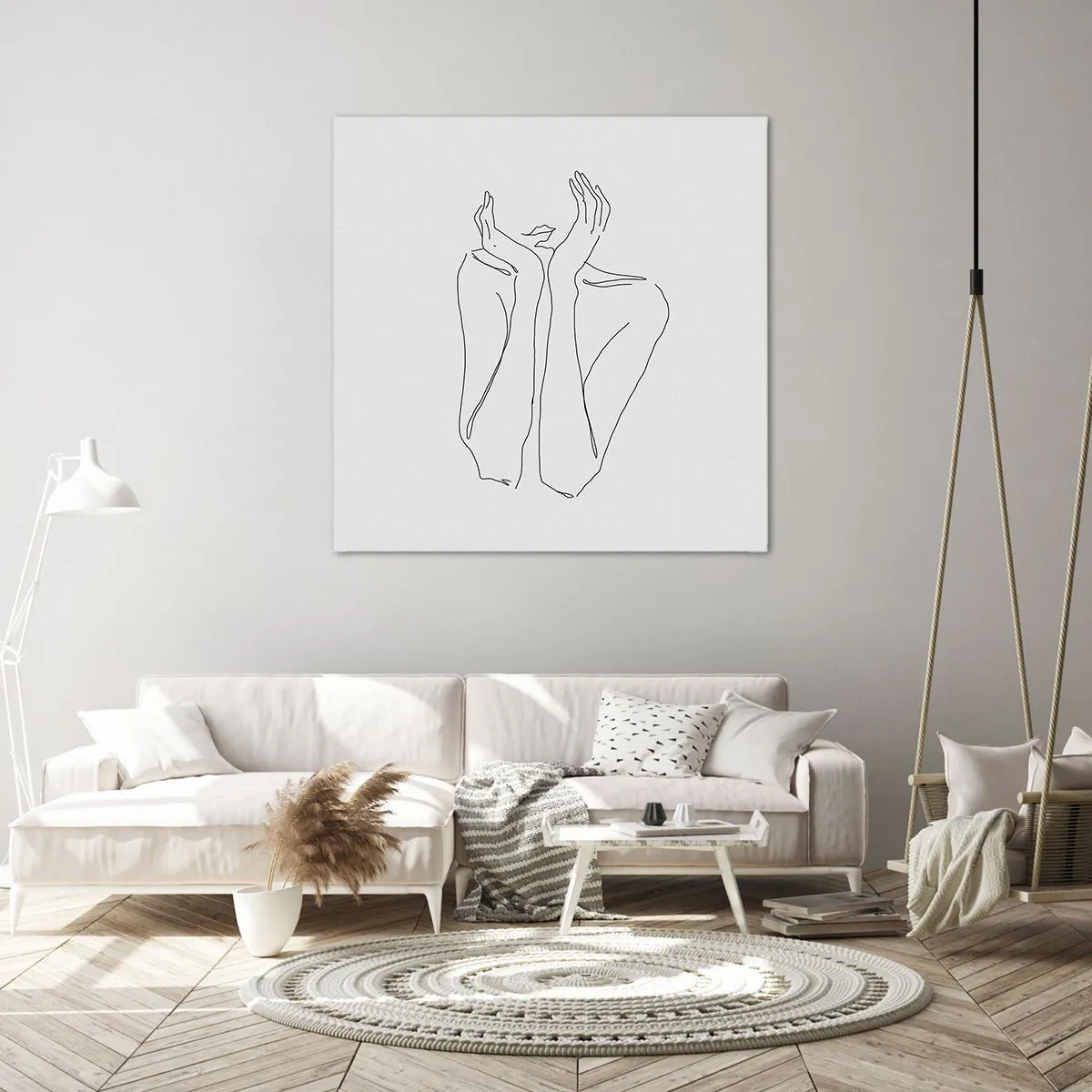 Obraz na płótnie - O czym marzą dziewczyny - 60x60 cm