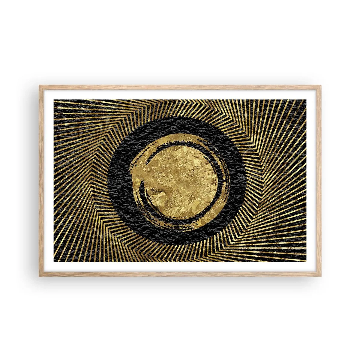 Plakat w ramie jasny dąb - Kompozycja glamour - 91x61 cm