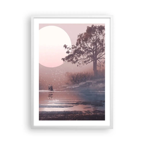 Plakat w białej ramie - Nocne dziwy - 50x70 cm