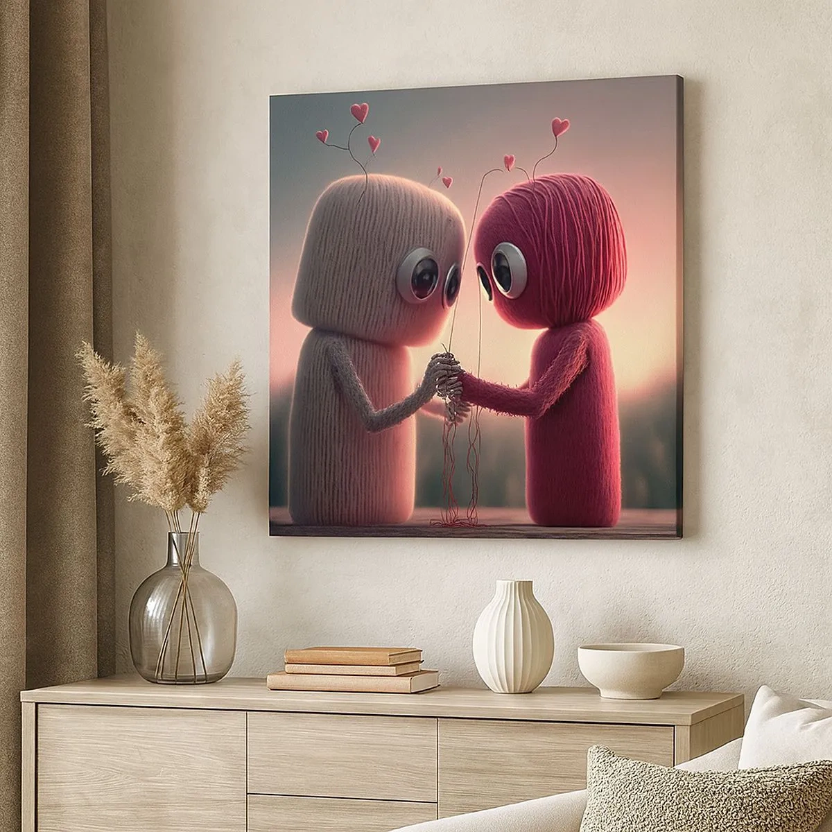 Obraz na płótnie - Każdemu wolno kochać - 30x30 cm