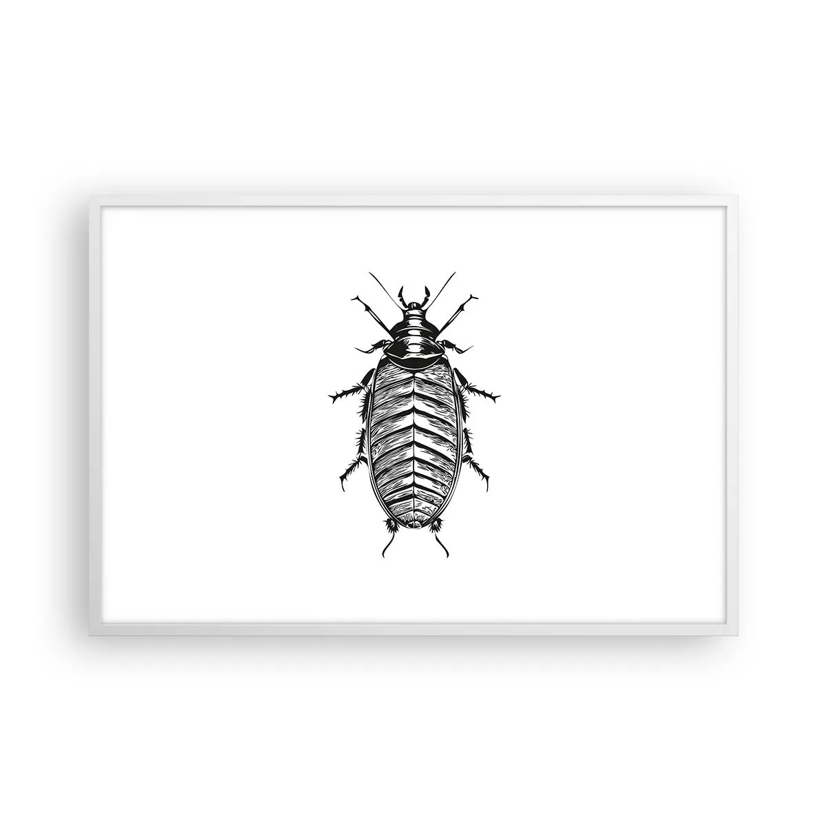 Plakat w białej ramie - Co za okaz! - 91x61 cm