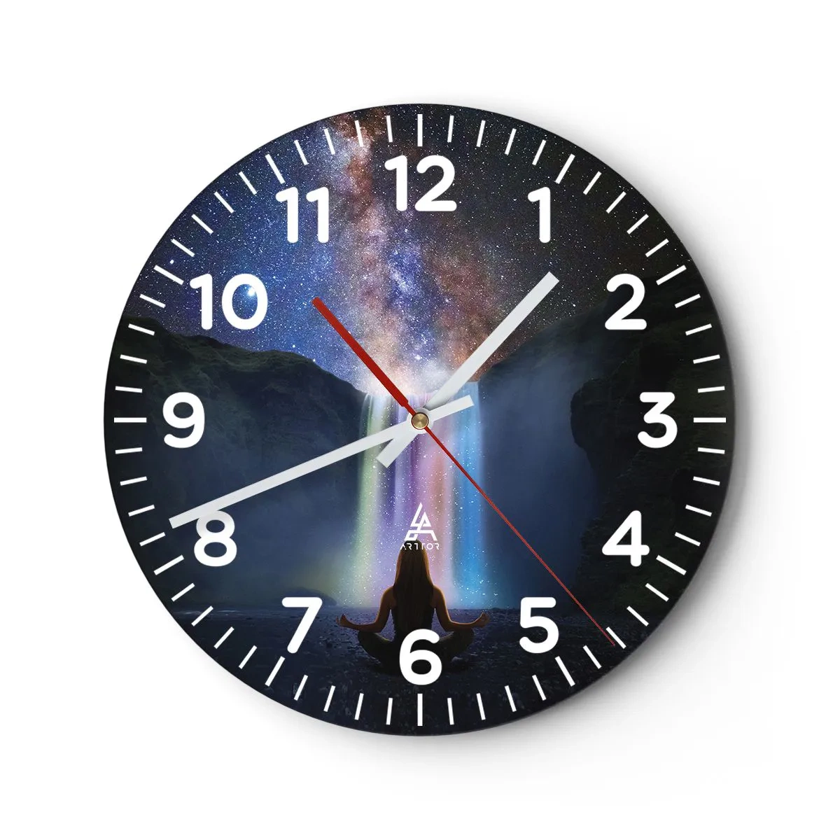 Zegar ścienny - Absolutna harmonia - 40x40 cm