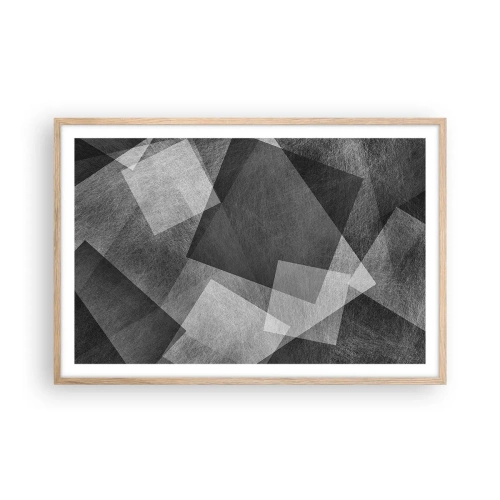 Plakat w ramie jasny dąb - Odwieczny symbol trwałości i porządku - 91x61 cm