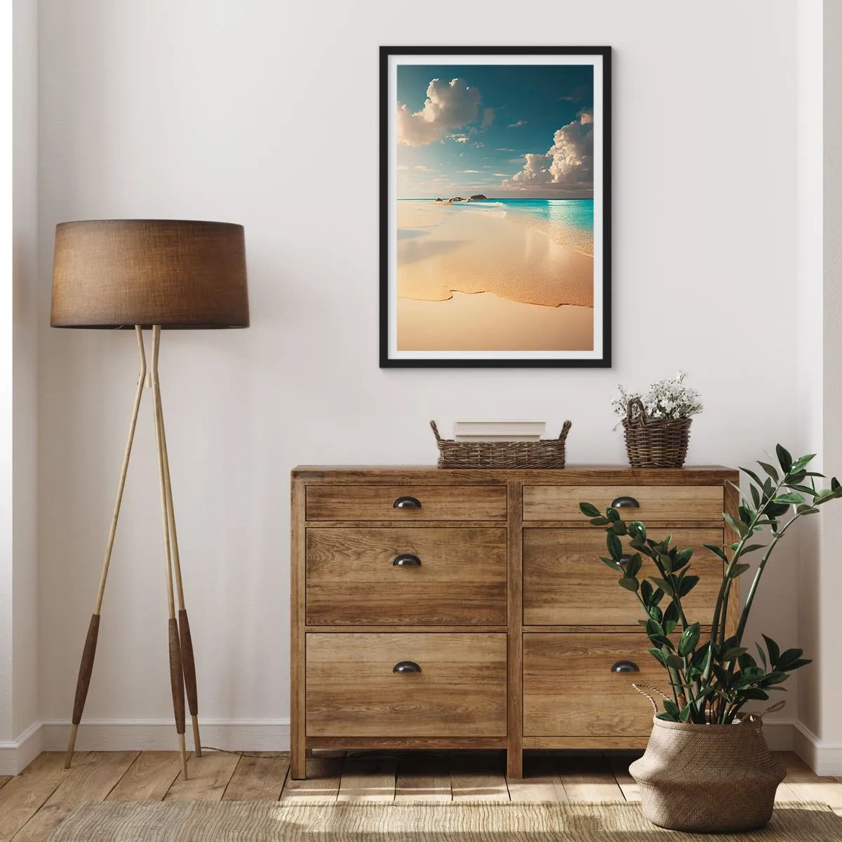 Plakat w czarnej ramie - Wymarzony dzień - 30x40 cm