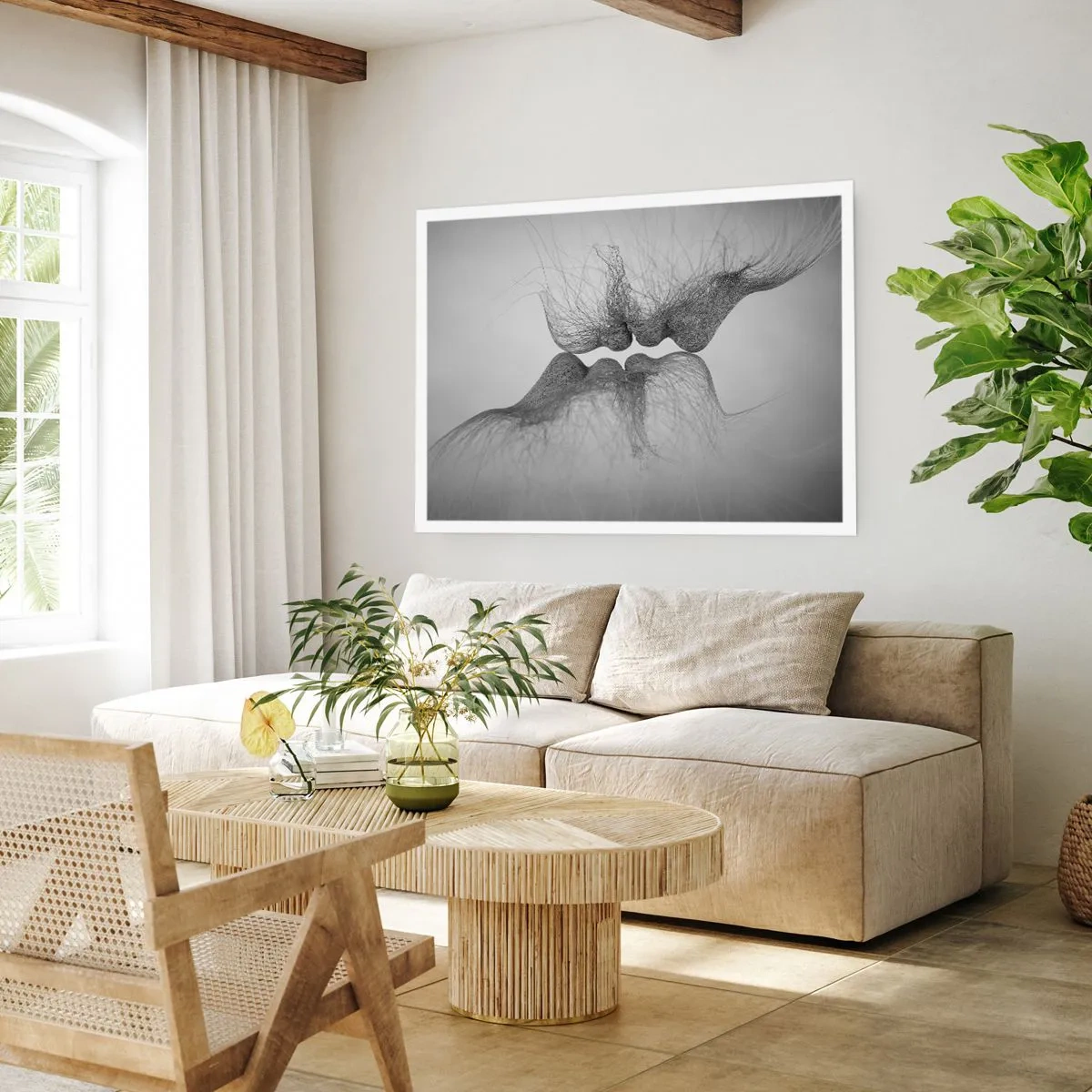 Plakat - Pocałunek wiatru - 91x61 cm