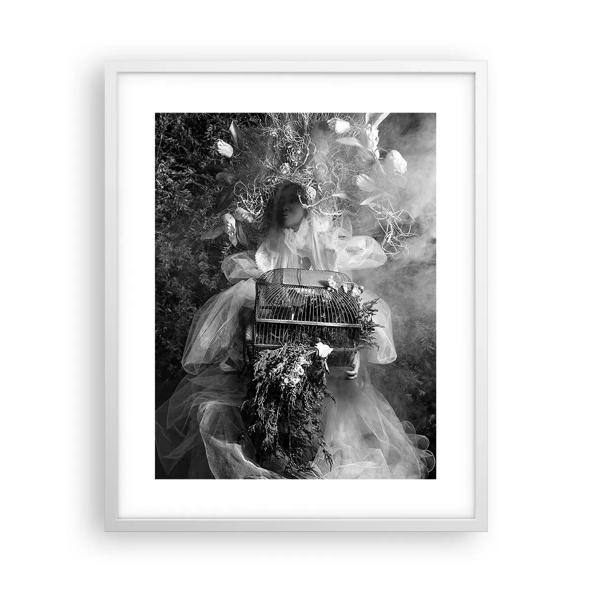 Plakat w białej ramie - Sama Matka – Natura - 40x50 cm