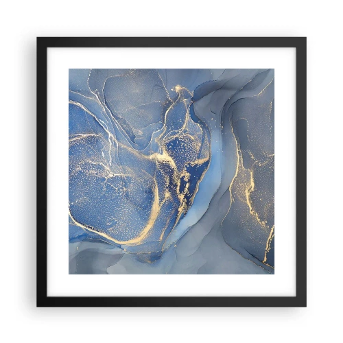 Plakat w czarnej ramie - Złoty pył - 40x40 cm