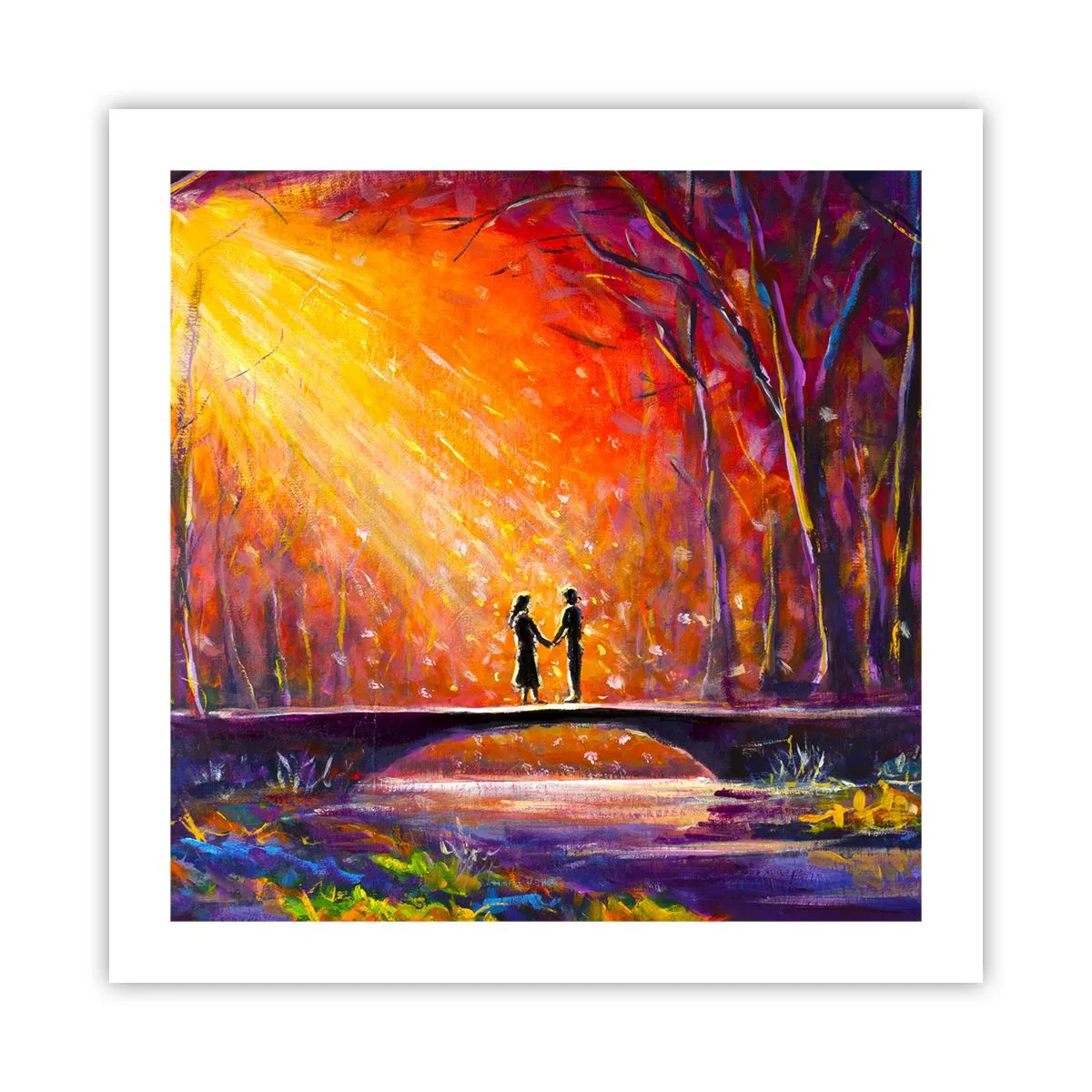 Plakat - Niebo ich też kocha - 50x50 cm
