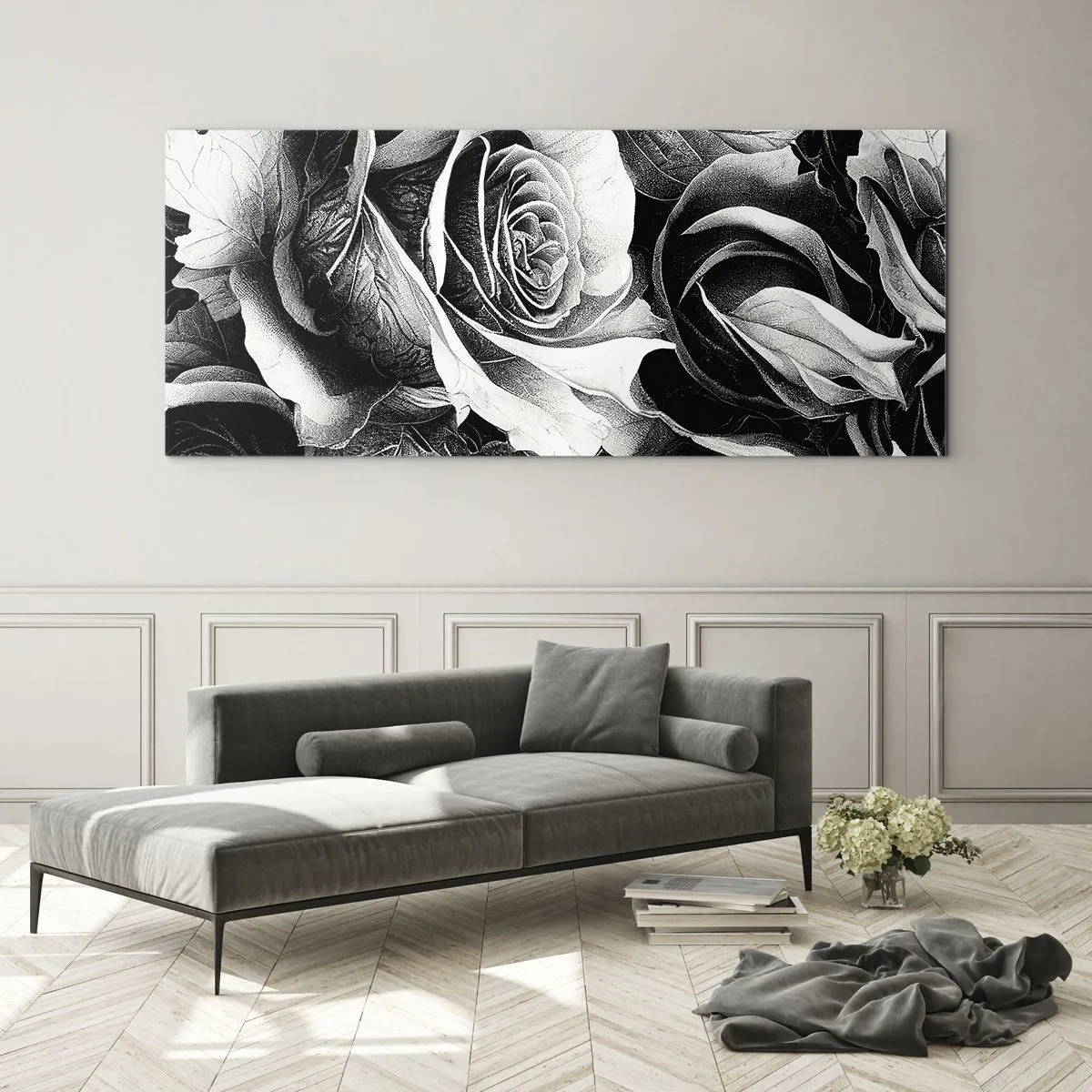 Obraz na szkle - Zawsze królowa - 90x30 cm
