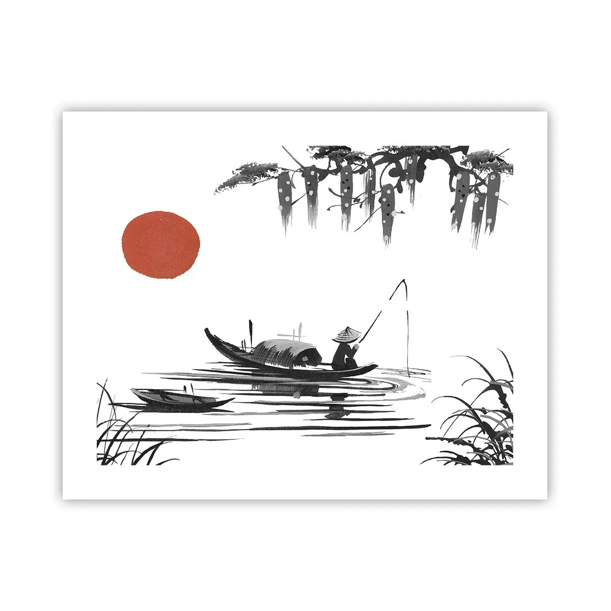 Plakat - Azjatyckie popołudnie - 50x40 cm