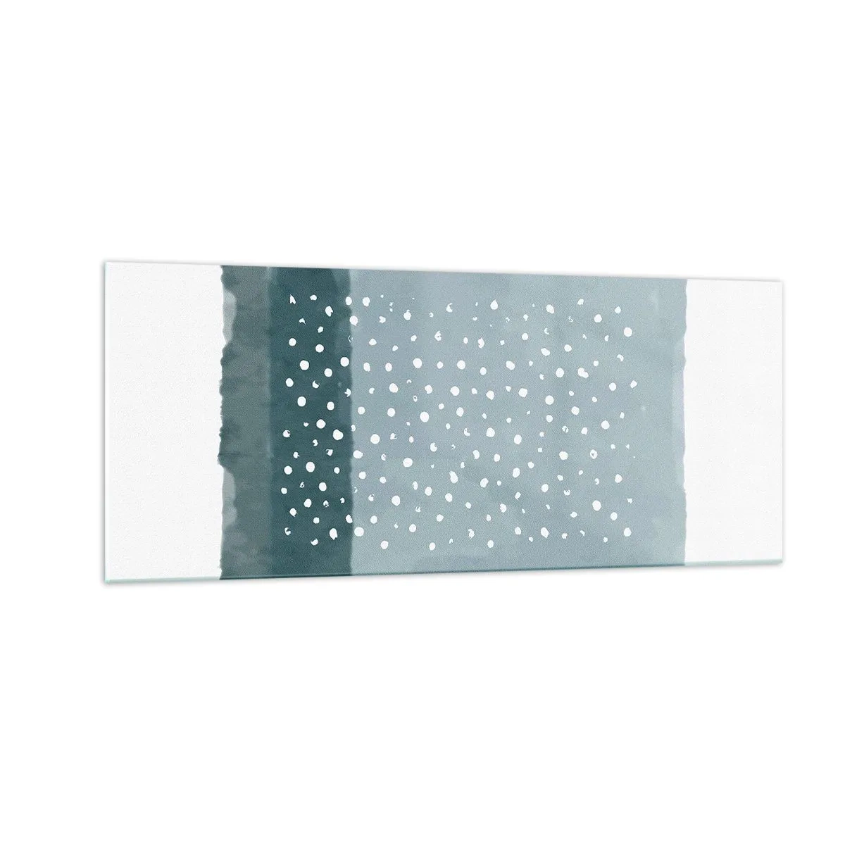 Obraz na szkle - Wyrosłe na błękicie - 100x40 cm