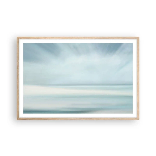 Plakat w ramie jasny dąb - Spokój aż po horyzont - 91x61 cm