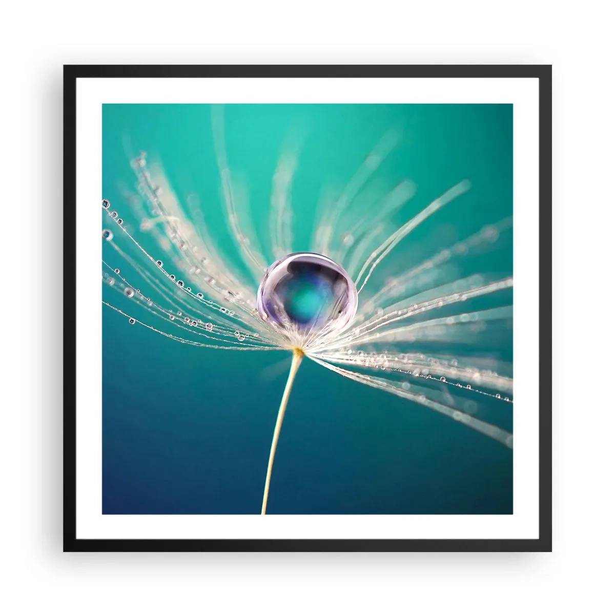 Plakat w czarnej ramie - Mistyczna chwila - 60x60 cm