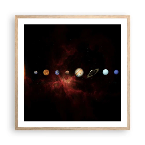 Plakat w ramie jasny dąb - Nasza okolica - 60x60 cm