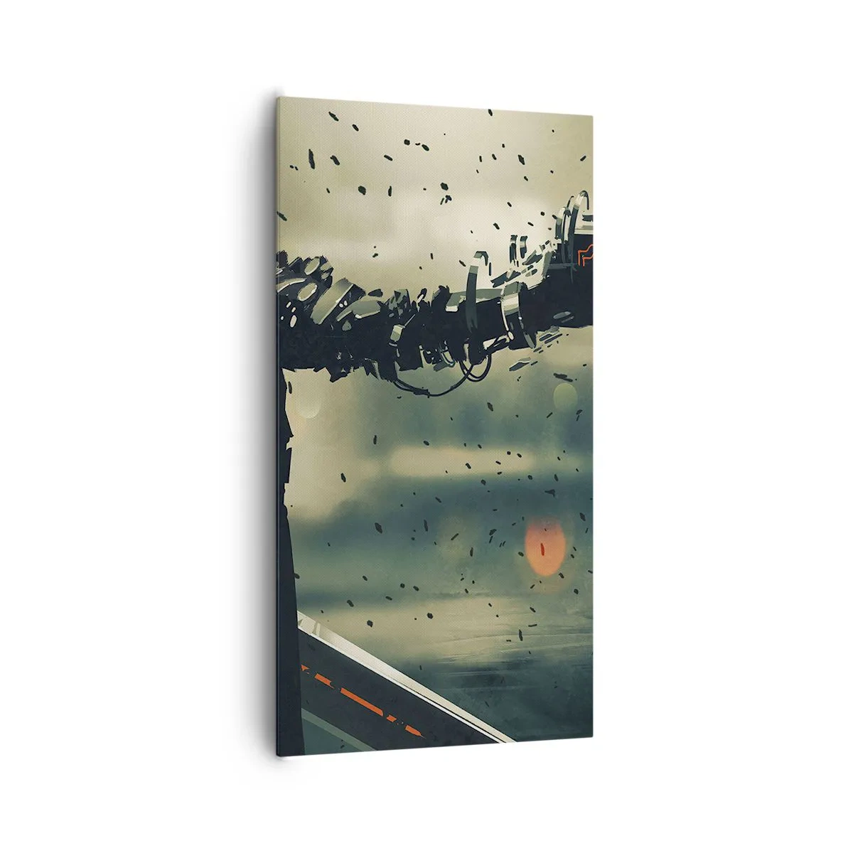 Obraz na płótnie - Zabójcza broń - twój własny Terminator - 65x120 cm