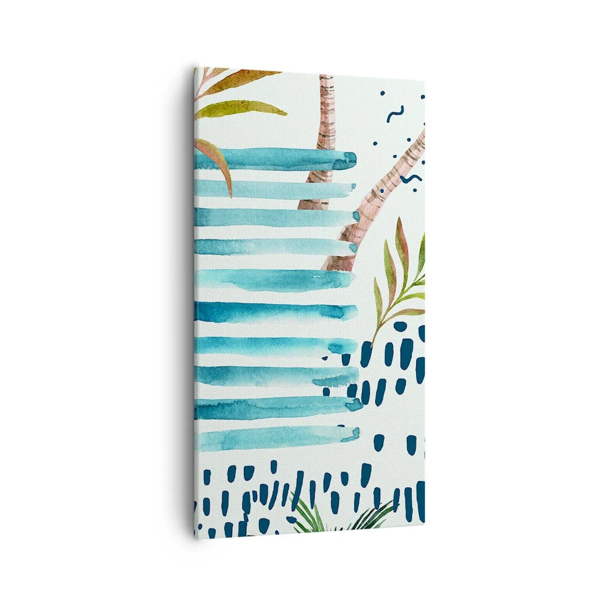 Obraz na płótnie - Wakacje pod palmami - 55x100 cm