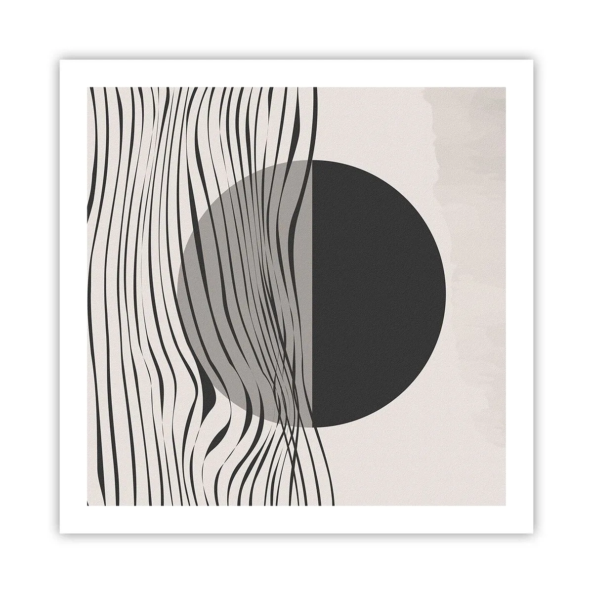 Plakat - Kompozycja połowiczna - 60x60 cm