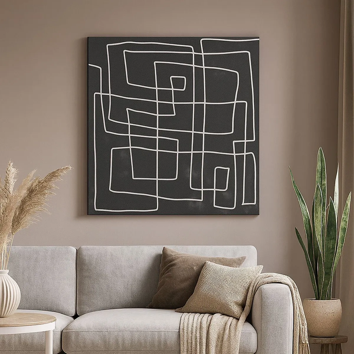 Obraz na płótnie - Nie taki prosty - 30x30 cm