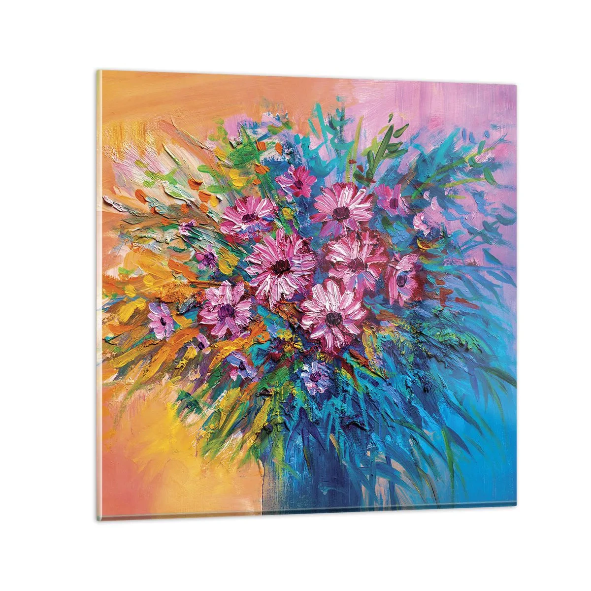 Obraz na szkle - Energia życia - 50x50 cm