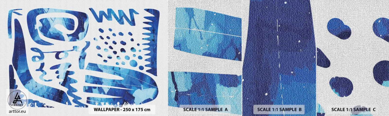 Fototapeta Próbka Premium Canvas - Powrót do korzeni - Boho, Abstrakcja, Minimalistyczny - 100x30 cm