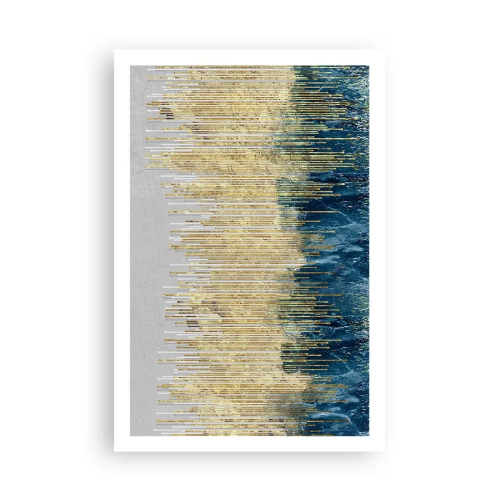 Plakat - Wyzłocona granica - 61x91 cm