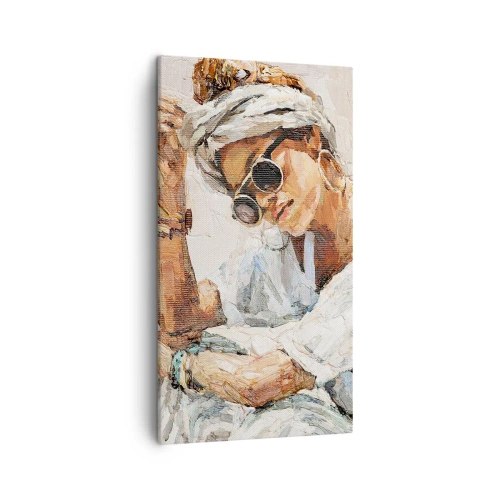 Obraz na płótnie - Portret w pełnym słońcu - 45x80 cm