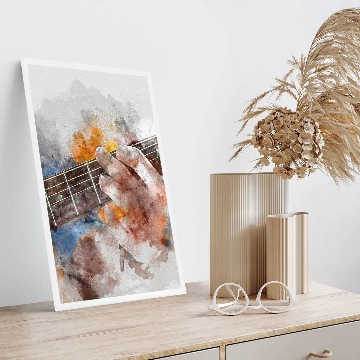 Plakat - Poezja między strunami - 70x100 cm