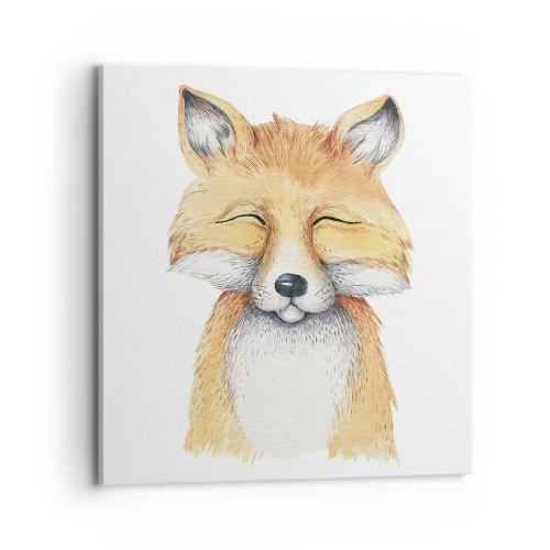 Obraz na płótnie - Lisie humory - 70x70 cm