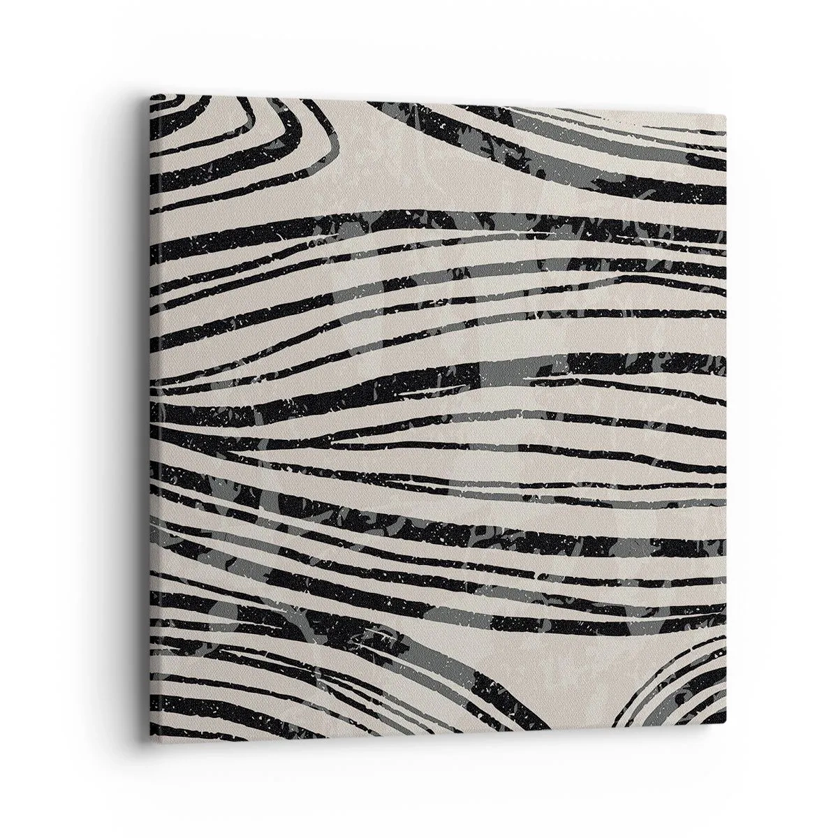 Obraz na płótnie - Rozlewisko linii - 40x40 cm