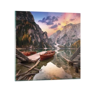 Obraz na szkle - Obietnica dnia - 30x30 cm