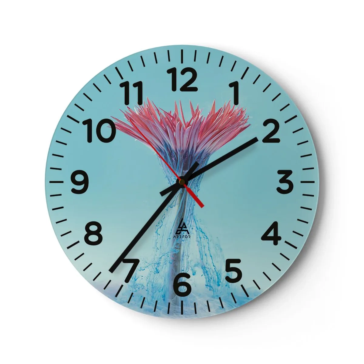 Zegar ścienny - W ożywczym objęciu - 40x40 cm