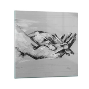 Obraz na szkle - Początek… - 60x60 cm
