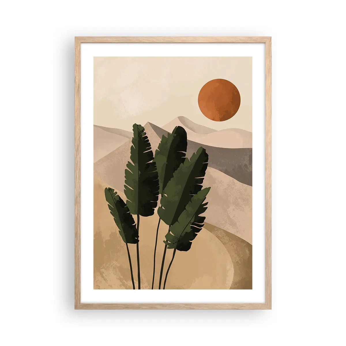 Plakat w ramie jasny dąb - Triumf życia - 50x70 cm