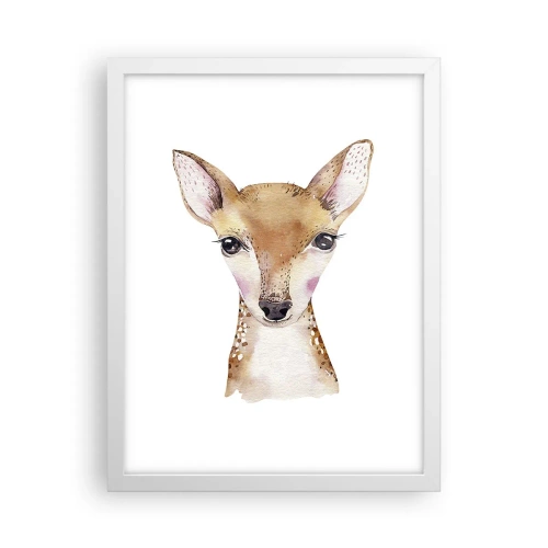 Plakat w białej ramie - Natura niewinności - 30x40 cm