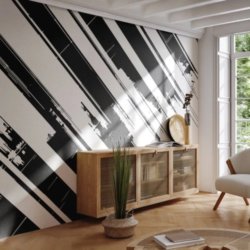 Fototapeta Premium Canvas - Kompozycja intensywna i dynamiczna - Wektor, Minimalizm, Nowoczesny - 450x315 cm