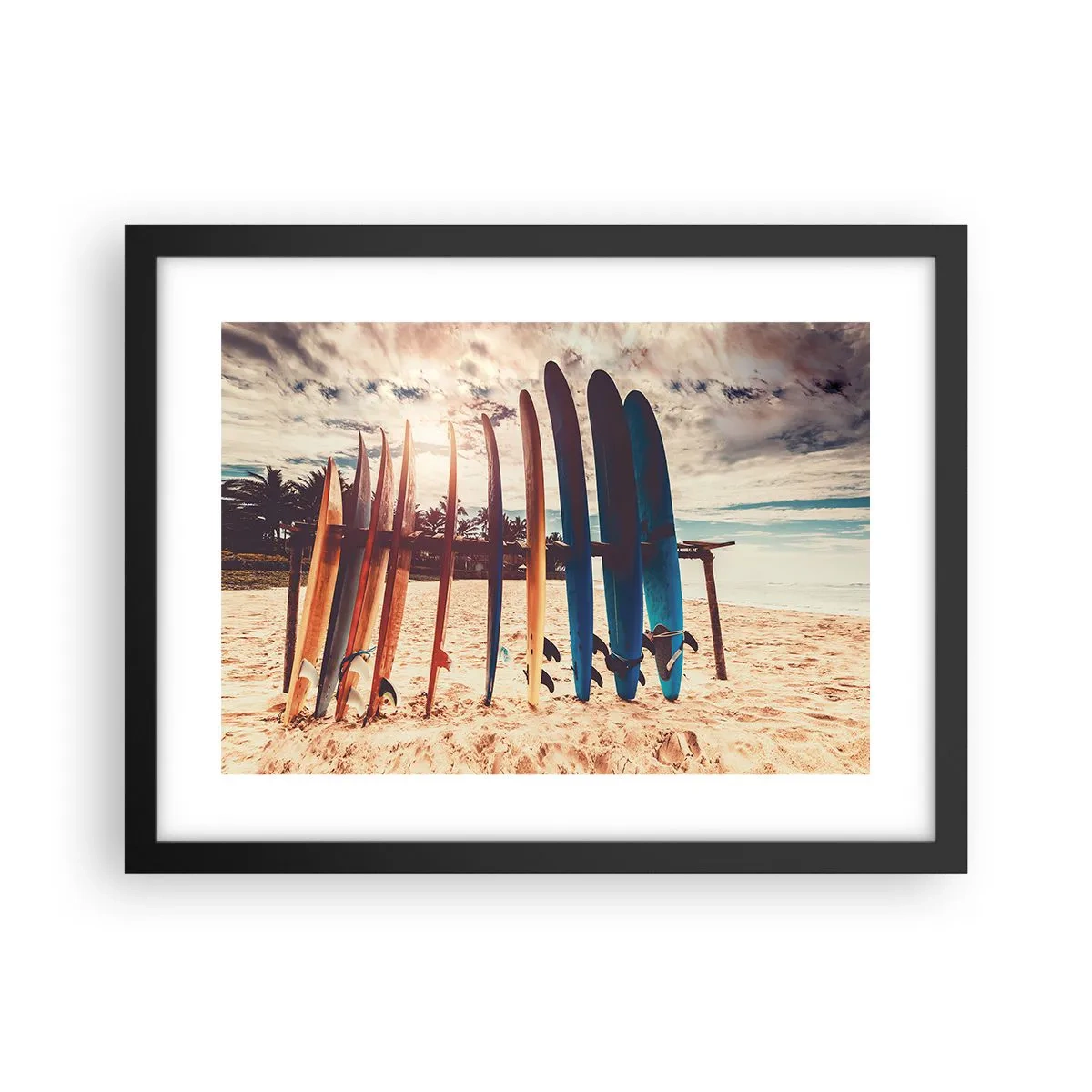 Plakat w czarnej ramie - Dobranoc, do jutra - 40x30 cm