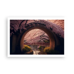 Plakat - Japońska wiosna - 91x61 cm