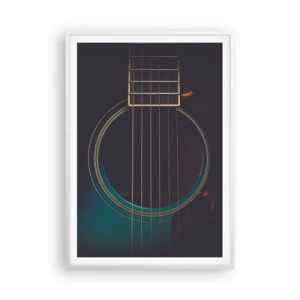 Plakat w białej ramie - Chwila zanim zabrzmi - 70x100 cm