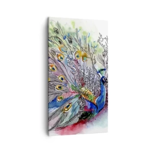 Obraz na płótnie - Z dumą przeciw szarości  - 45x80 cm