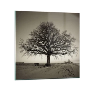 Obraz na szkle - Stąd do wieczności - 50x50 cm