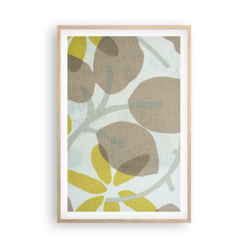Plakat w ramie jasny dąb - Kompozycja w pełnym słońcu - 61x91 cm