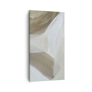 Obraz na płótnie - Fala bieli - 55x100 cm