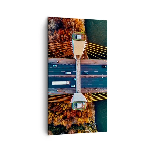 Obraz na płótnie - ZA wodami, za lasami - 45x80 cm