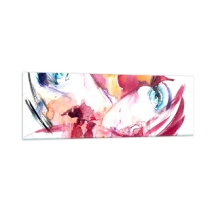 Obraz na szkle - W bliskości świat rozkwita - 90x30 cm