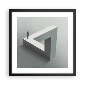 Plakat w czarnej ramie - A jednak możliwe - 40x40 cm