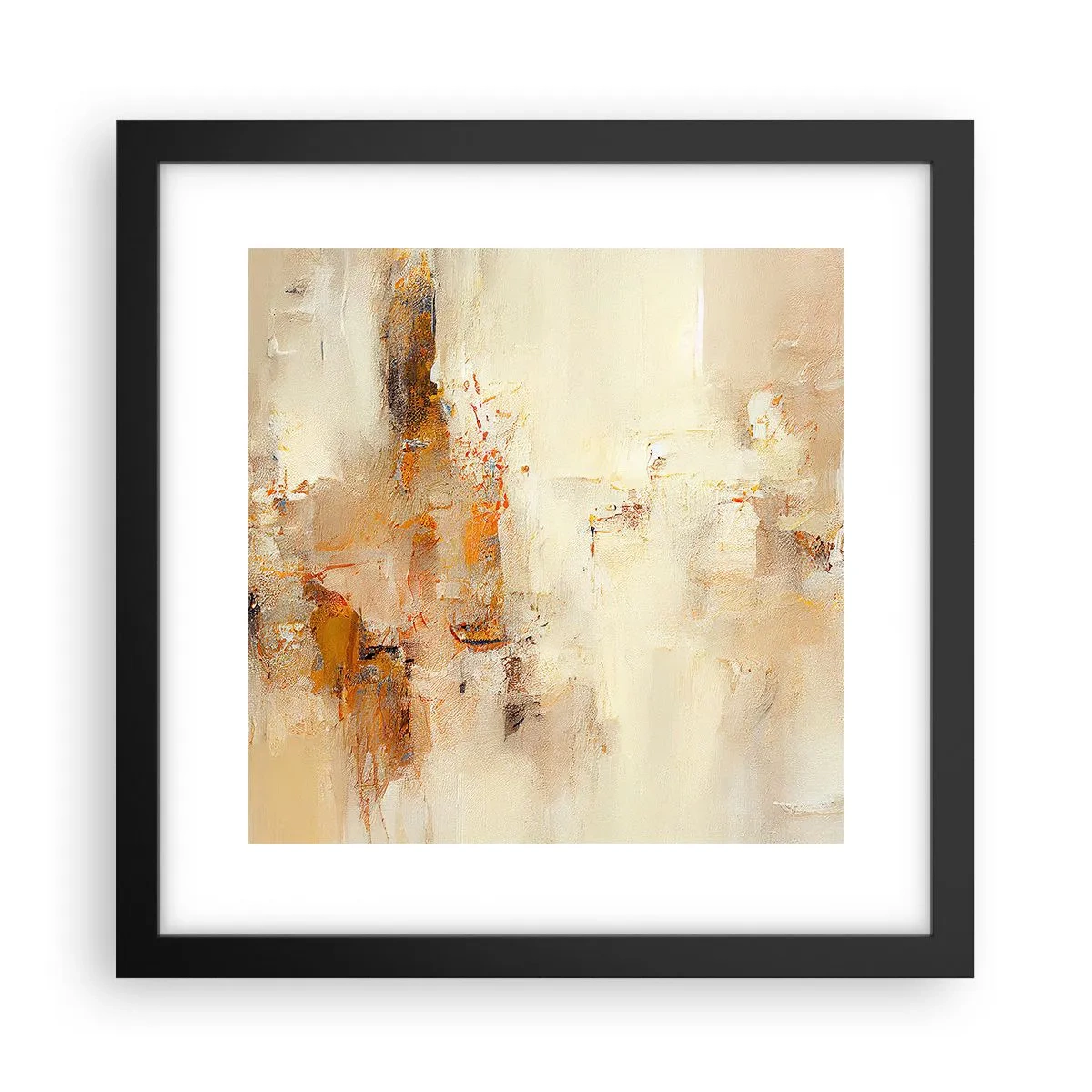 Plakat w czarnej ramie - Dusza bursztynu - 30x30 cm