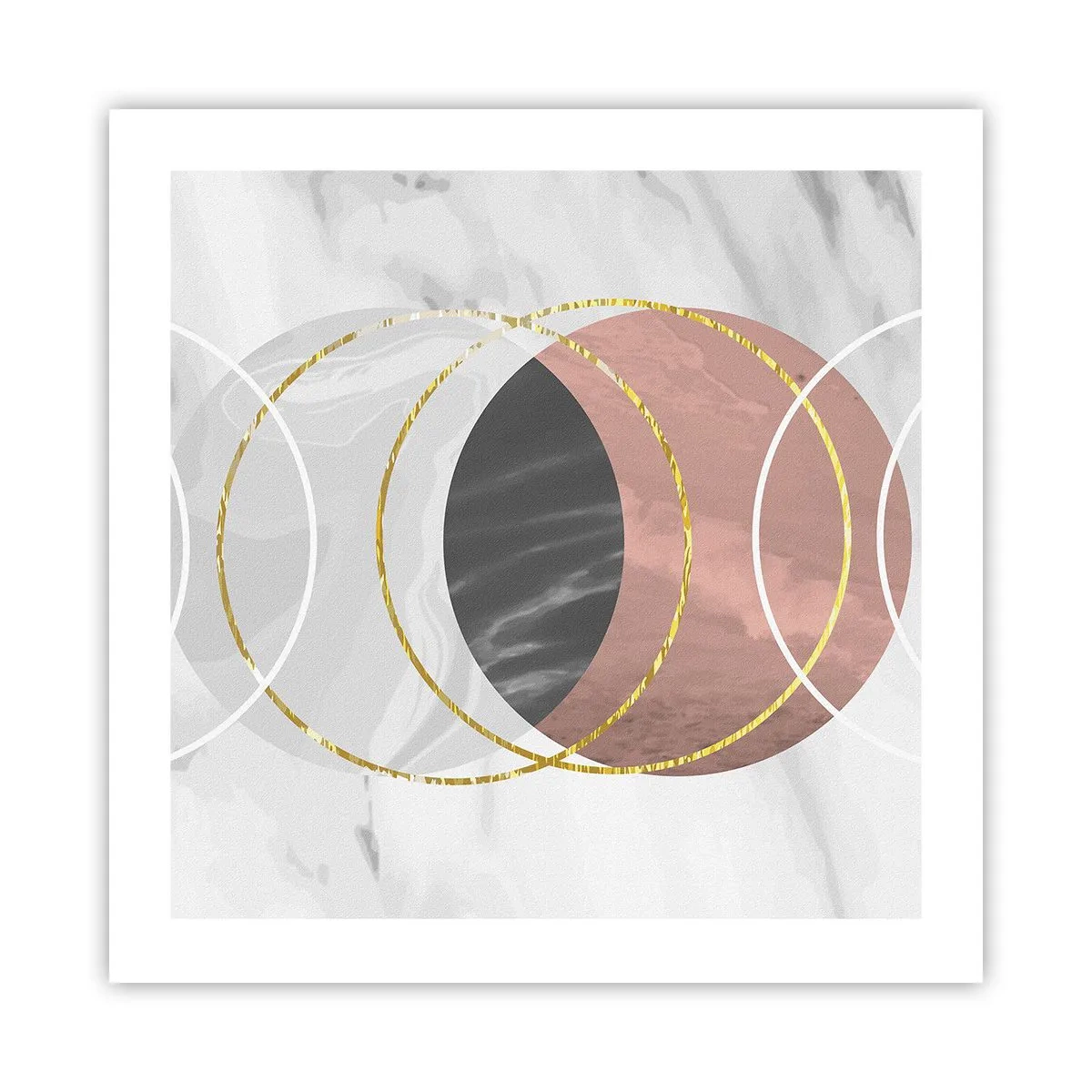 Plakat - Muzyka sfer - 50x50 cm